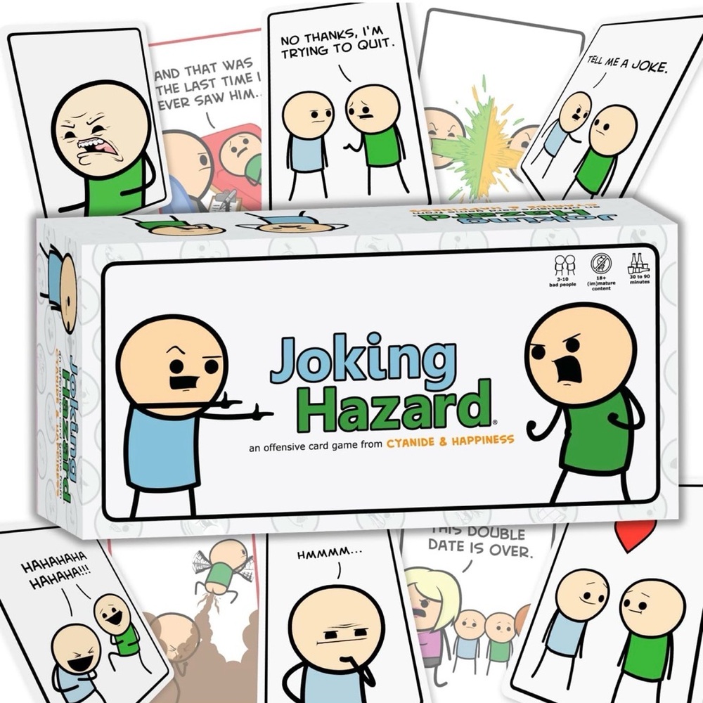 Joking Hazard Card Game - (Green & Blue)